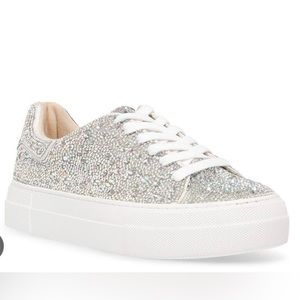 Betsy Johnson Suton Bling Platform Sneaker